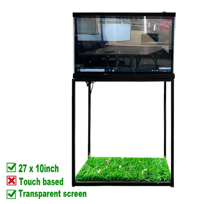 Sgrion suathaidh follaiseach 27 x 10 òirleach