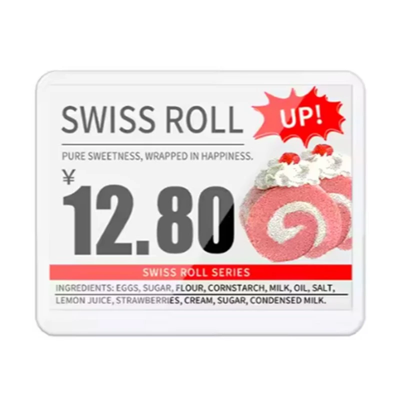5.8'' E-Inc leubailean Sgeilp Eileagtronaigeach - A' toirt taic do NFC & 7-dath LED