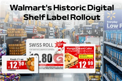 Sgaoileadh leubail sgeilp didseatach eachdraidheil Walmart