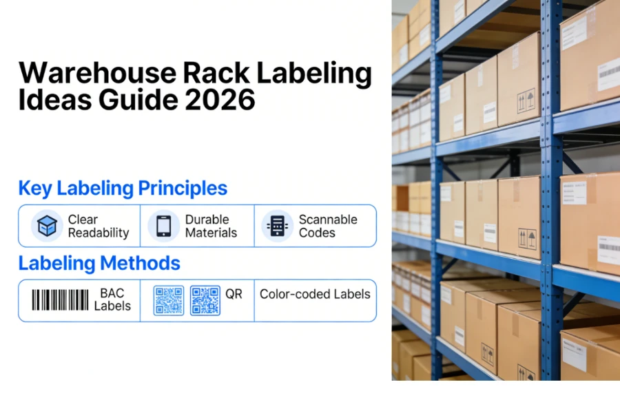 Stiùireadh Beachdan Labeling Rack Warehouse 2026