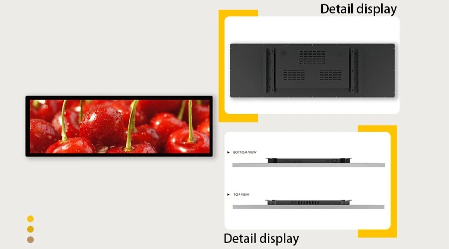 28 Inch LCD Bar Display Double Face Screen